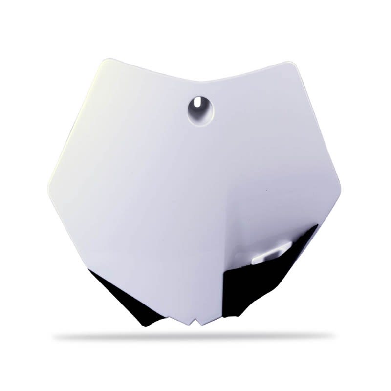 Polisport Front Number Plate White