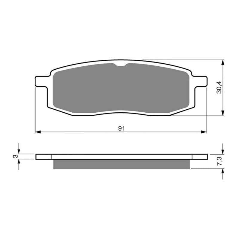 Goldfren Brake Pad Set - K5 Off-Road Racing