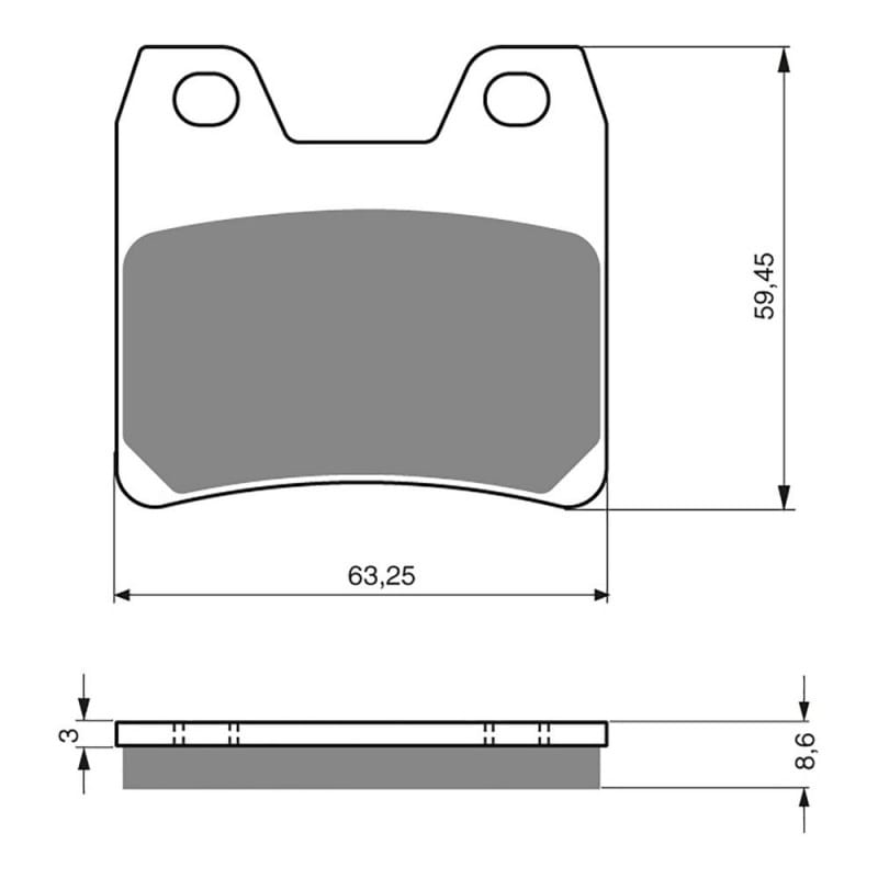 Goldfren Brake Pad Set - S3 Sintered Sports