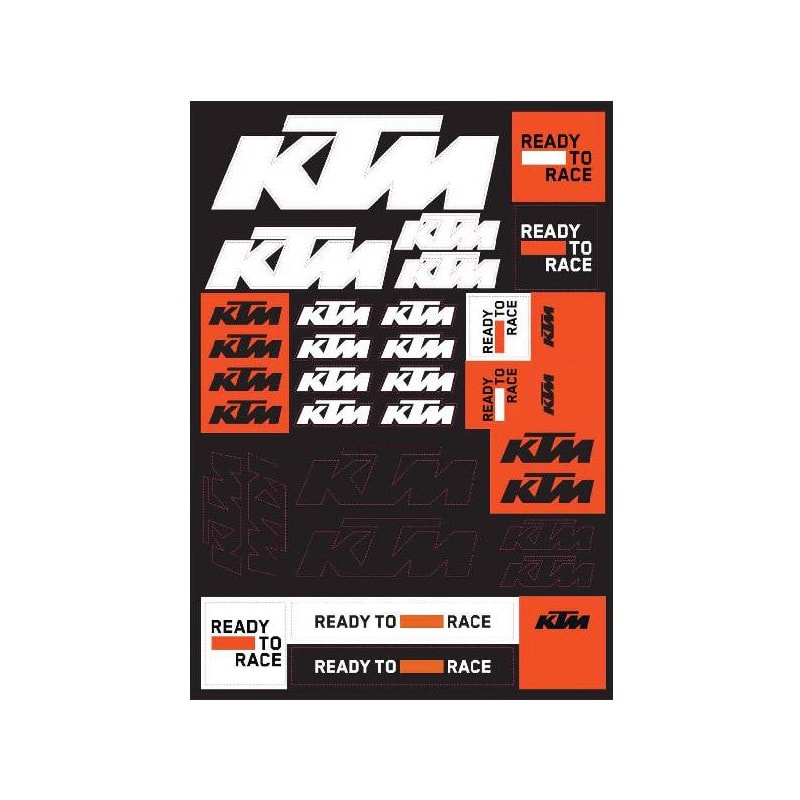 KTM Corporate Sticker Sheet