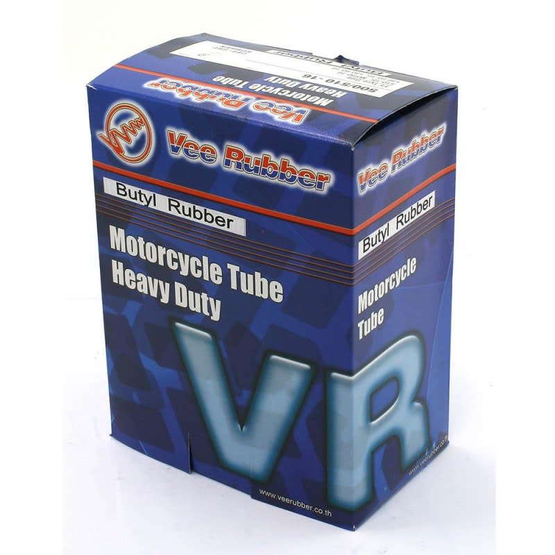 Vee Rubber Heavy Duty Tube 1.5mm 500/510-16 Offset Rubber Straight Valve