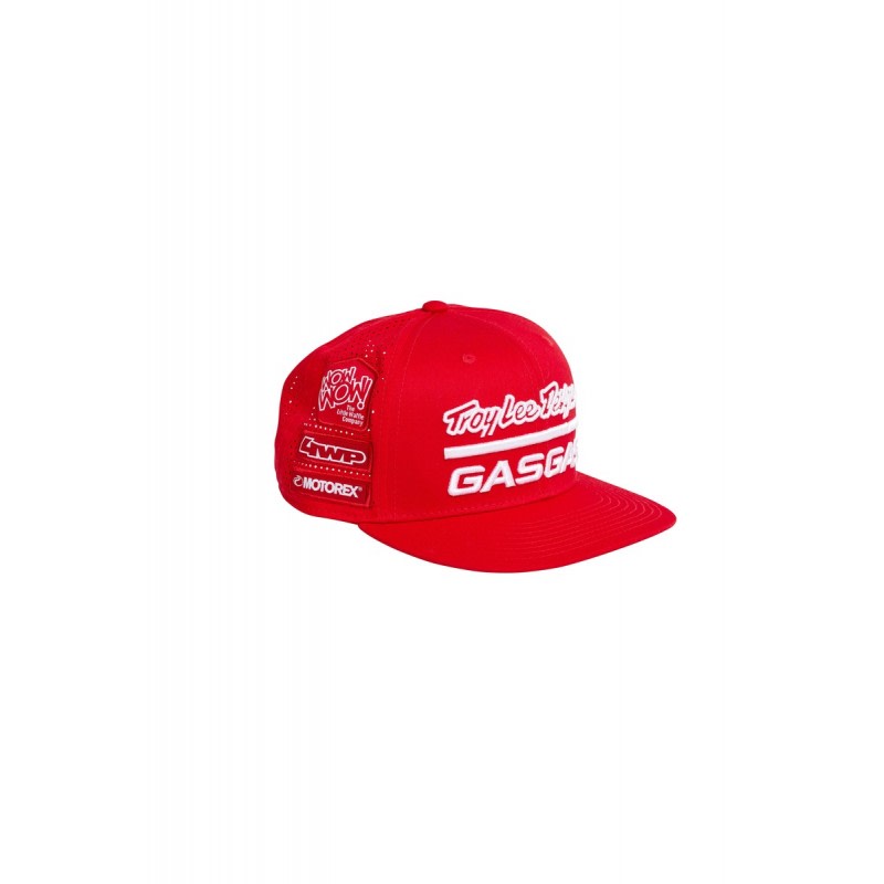 GASGAS TLD Team Flat Cap Red