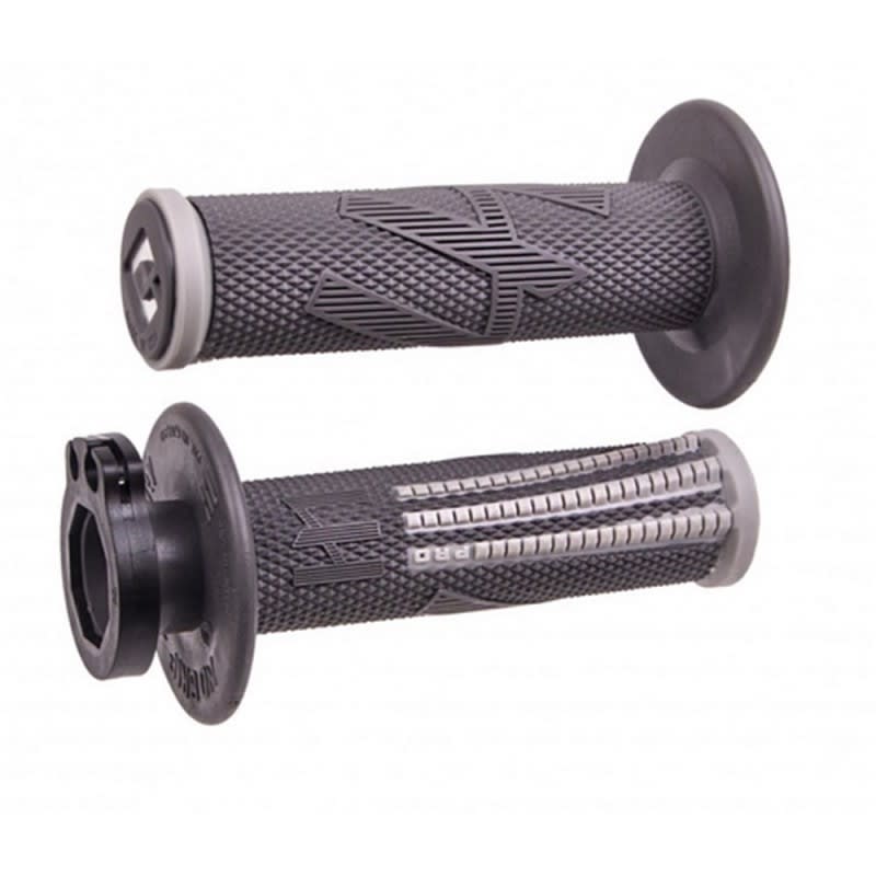 ODI MX V2 Emig Pro Lock On Grip Graphite/Grey 2T / 4T