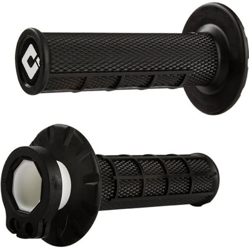 ODI MX Half Waffle Lock On Grip Black - 2T / 4T