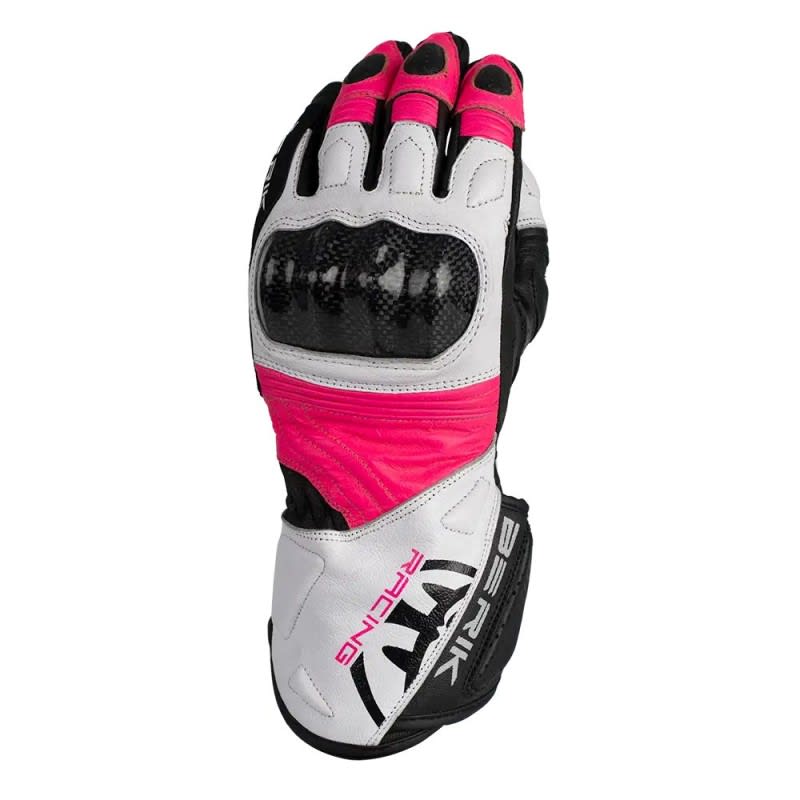 Berik SP1 Carbon Leather Gloves Ladies Black/White/Pink