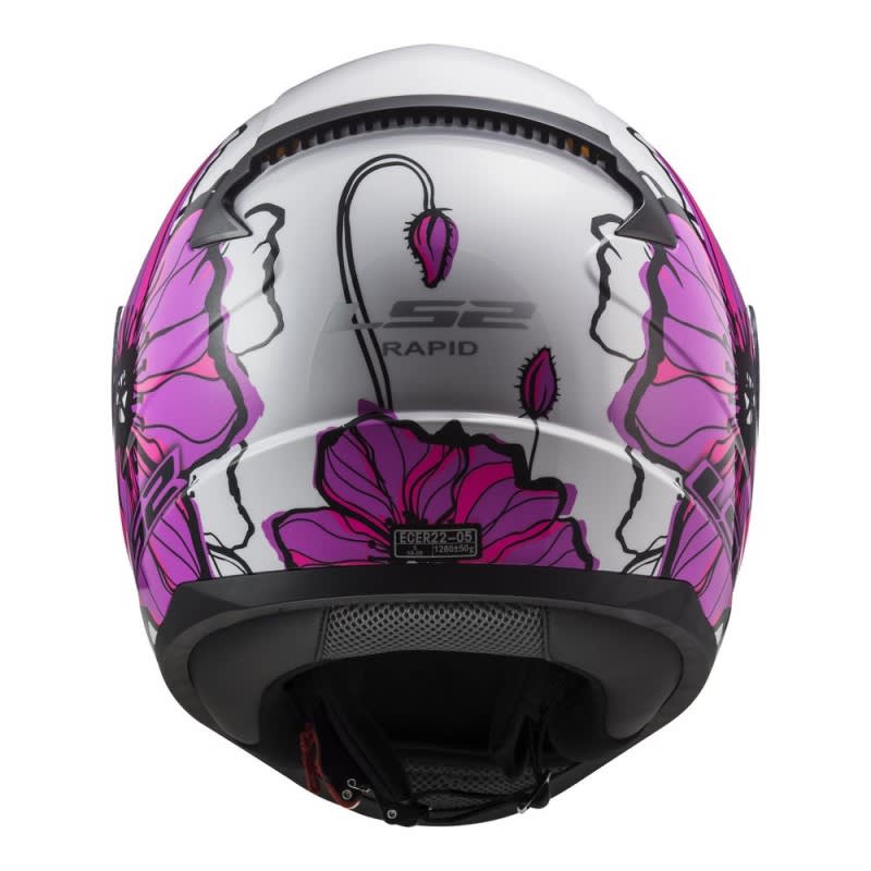 LS2 FF353 Rapid II Helmet Poppies Pink