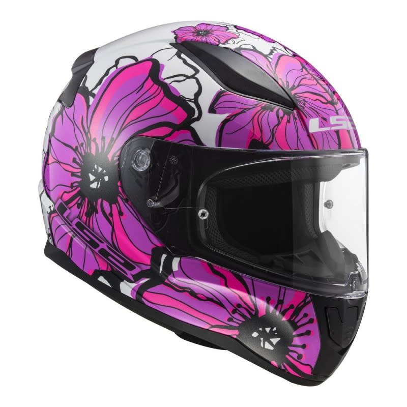LS2 FF353 Rapid II Helmet Poppies Pink