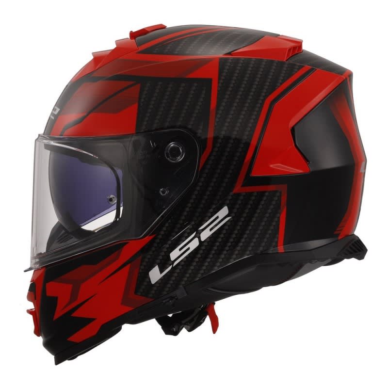 LS2 FF800 Storm II Helmet Tracker Black/Red
