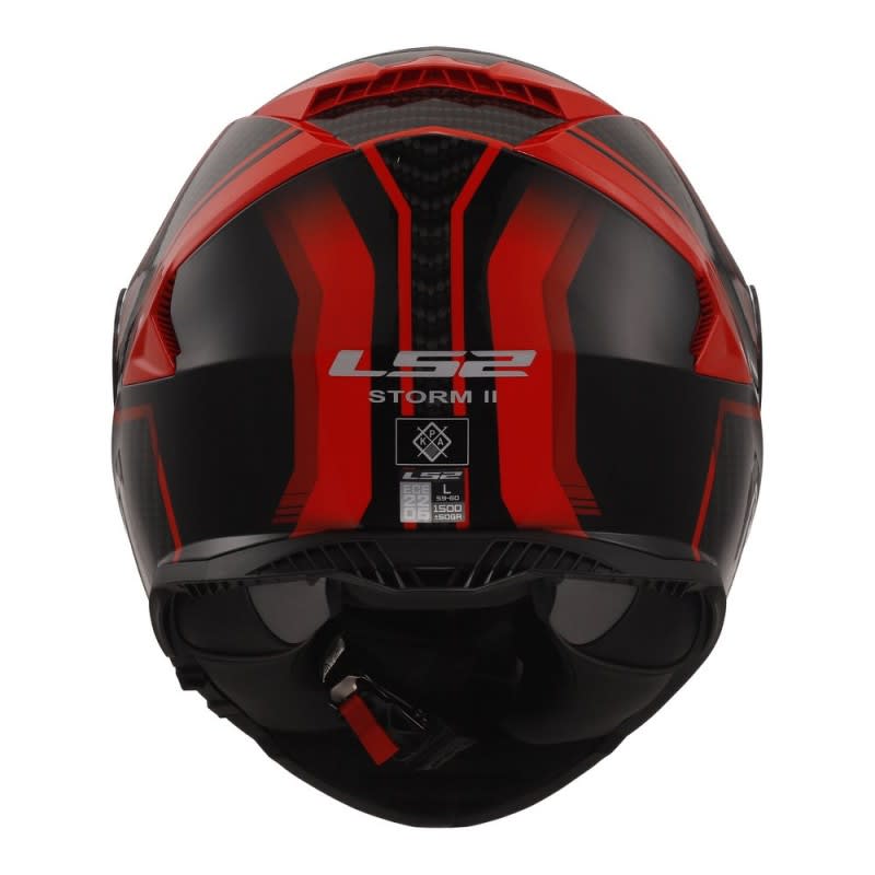 LS2 FF800 Storm II Helmet Tracker Black/Red