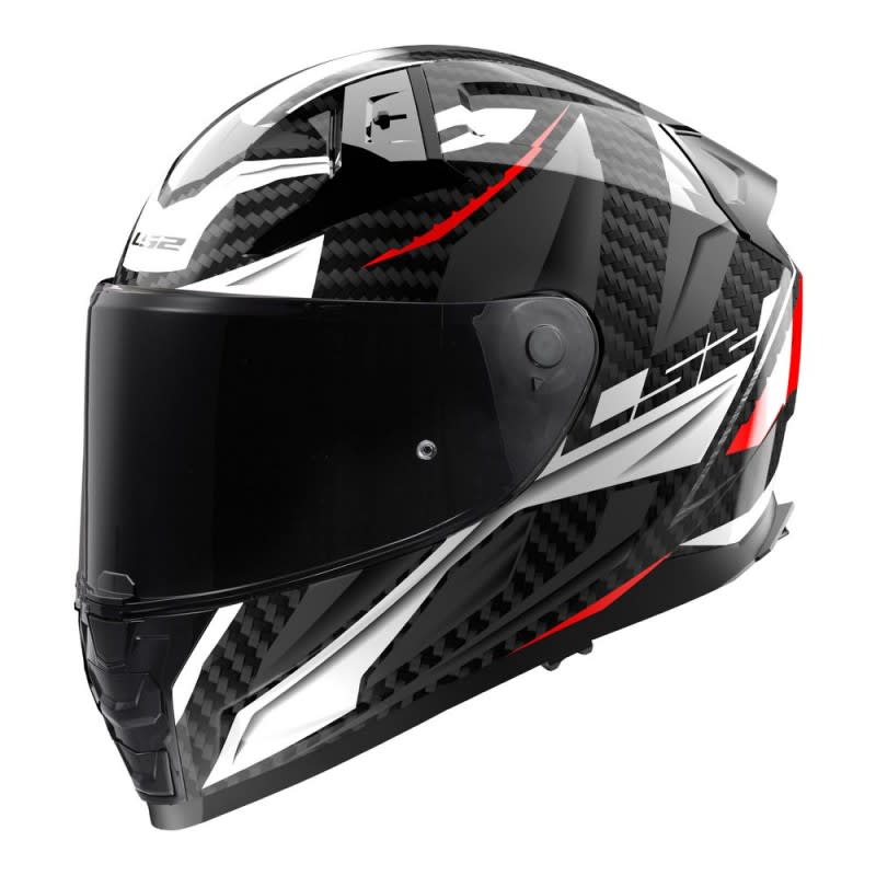 LS2 FF811 Vector IIC Helmet Savage White/Red/Grey