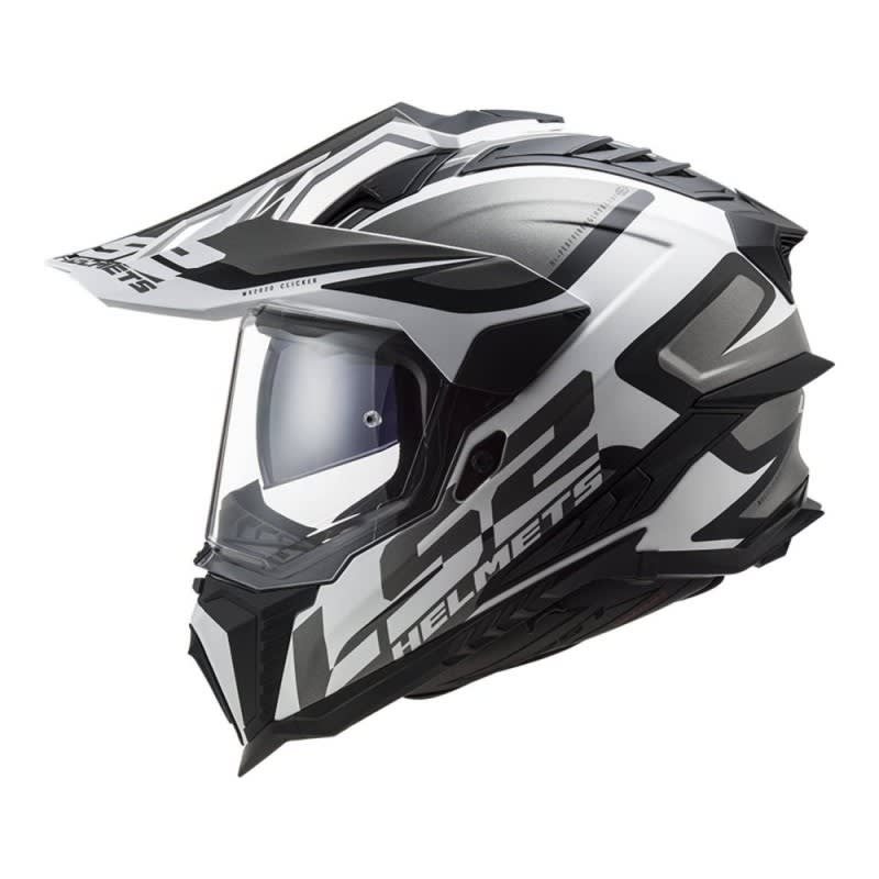 LS2 MX701 Explorer Helmet Alter Matte Black/White