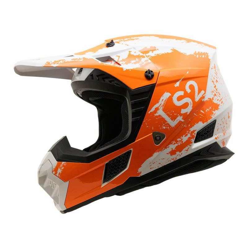 LS2 MX706 COZ Helmet Hyde Orange/White