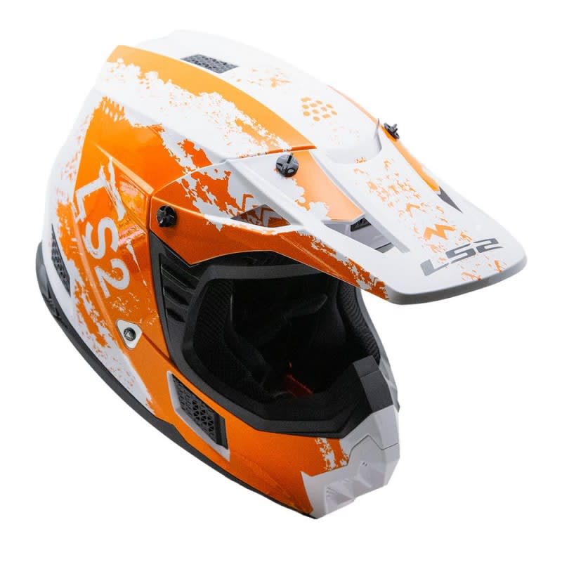 LS2 MX706 COZ Helmet Hyde Orange/White