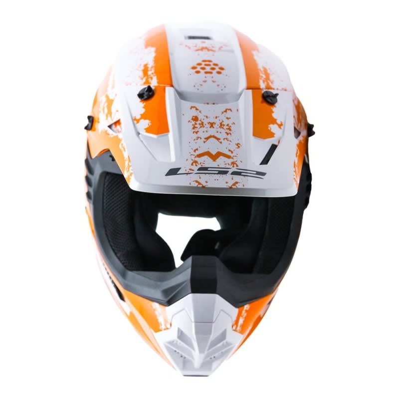 LS2 MX706 COZ Helmet Hyde Orange/White