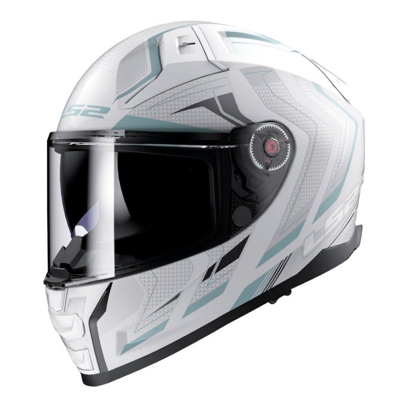 LS2 FF811 Vector II Helmet Alizer Matte White/Silver