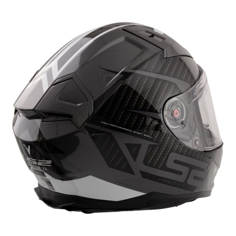 LS2 FF811 Vector II Helmet Splitter Matte Black/White