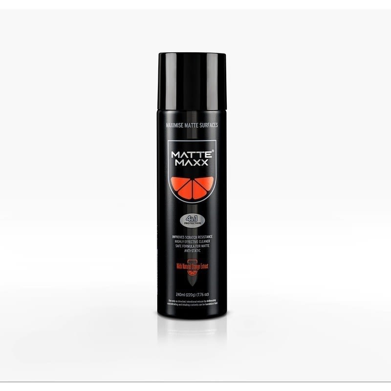 VuPlex Matte Maxx Plastic Cleaner & Anti-Static Polish Matt Finish 240ml