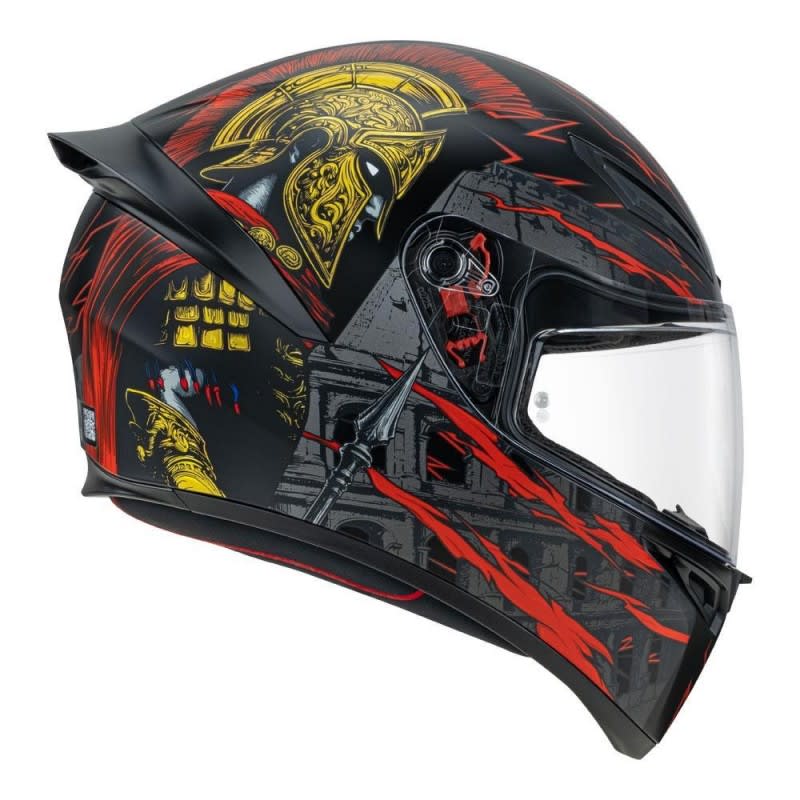 AGV K1 S Gladiator M.black/gold/red Limited Edition