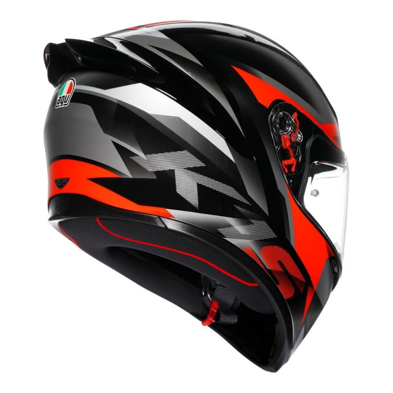 AGV K1 S Fastlap Blk/grey/red