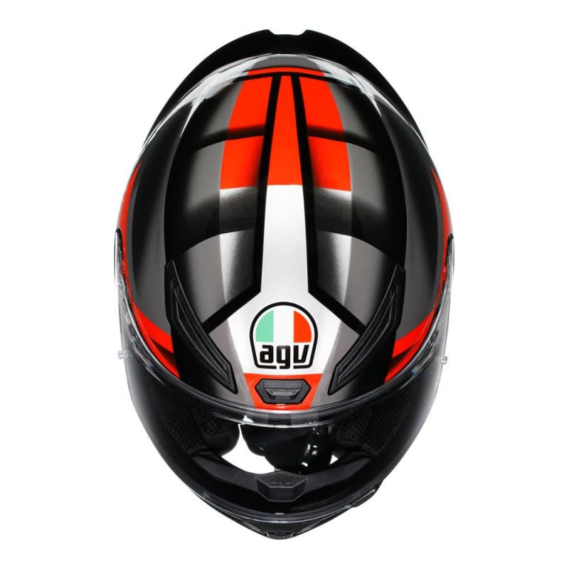 AGV K1 S Fastlap Blk/grey/red