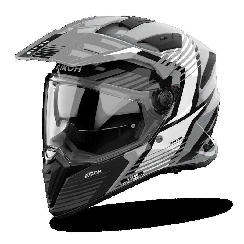 Bandit Spicy Grey Gloss Helmet