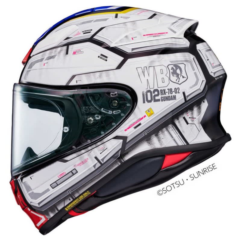 Shoei NXR2 Rx-78-02 Gundam Helmet - TC-10