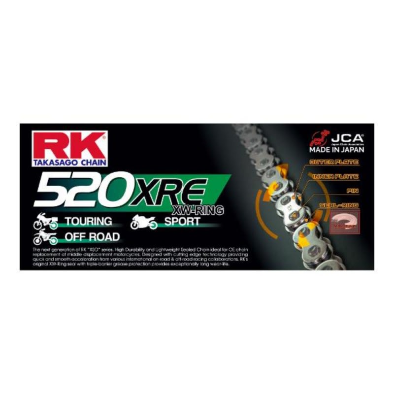 RK Chain 520XRE-120L