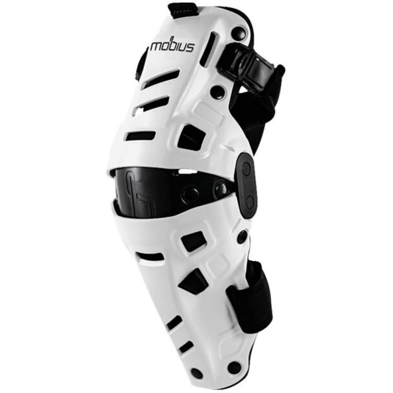Mobius X8H Hybrid White/Black Knee Guards