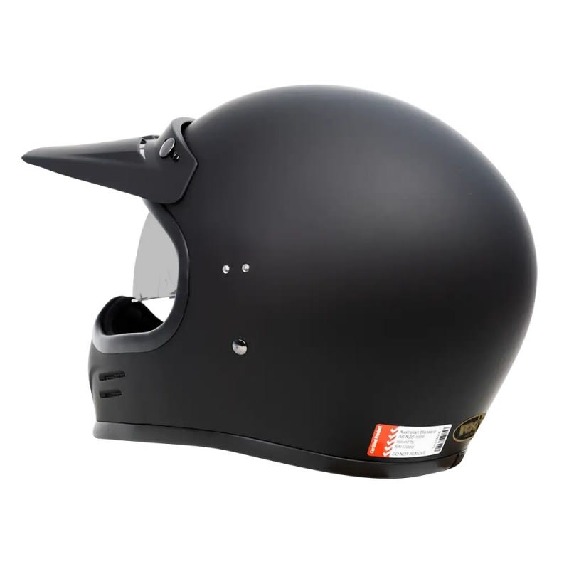 RXT Heritage Matt Black Helmet