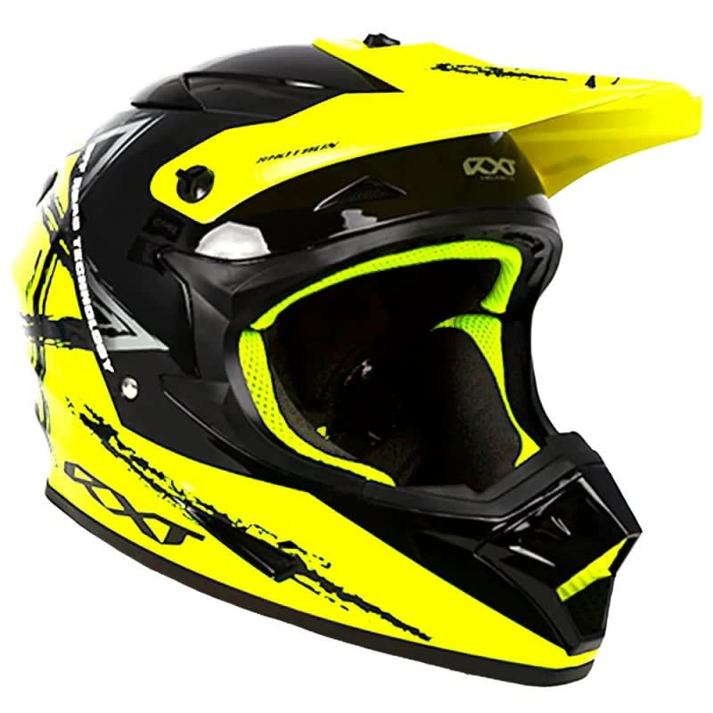 RXT Sector Wrath Gloss Black/Fluro Helmet