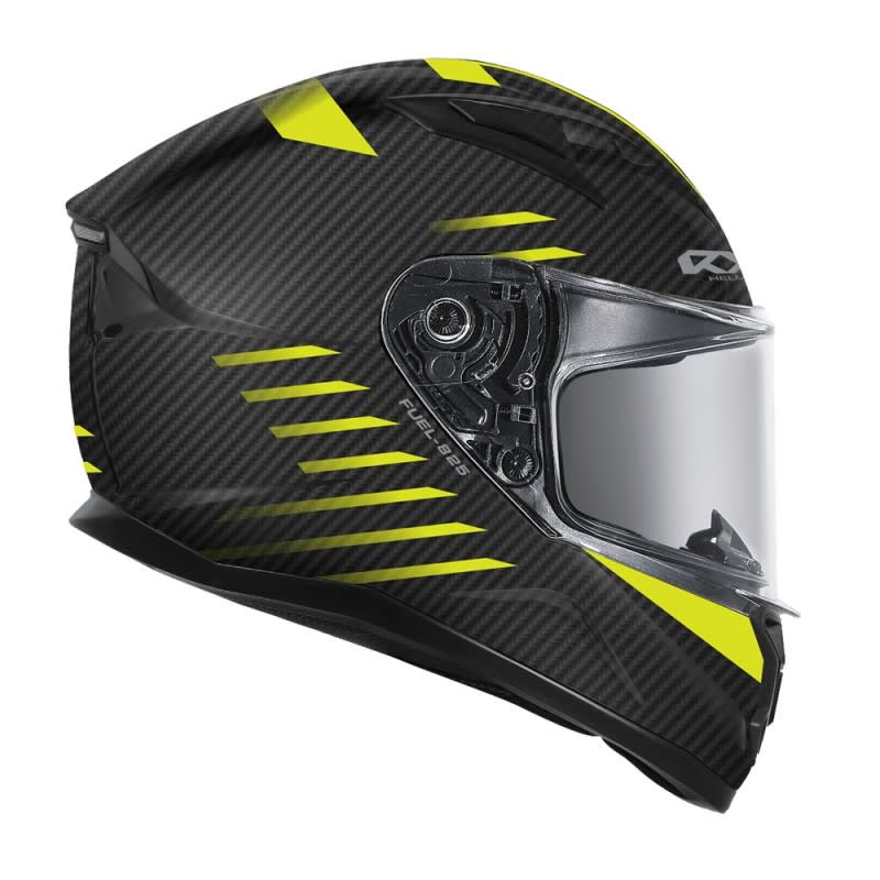 RXT Street 2 825-fuel Matt Carbo Blk/Fluro Helmet
