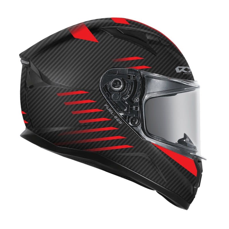 RXT Street 2 825-fuel Matt Carbo Blk/Red Helmet