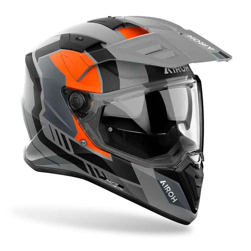 AIROH Bandit Horn Orange Matt Helmet