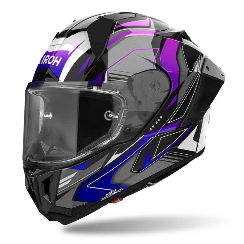 AIROH Gp800 Must Blue Gloss Helmet