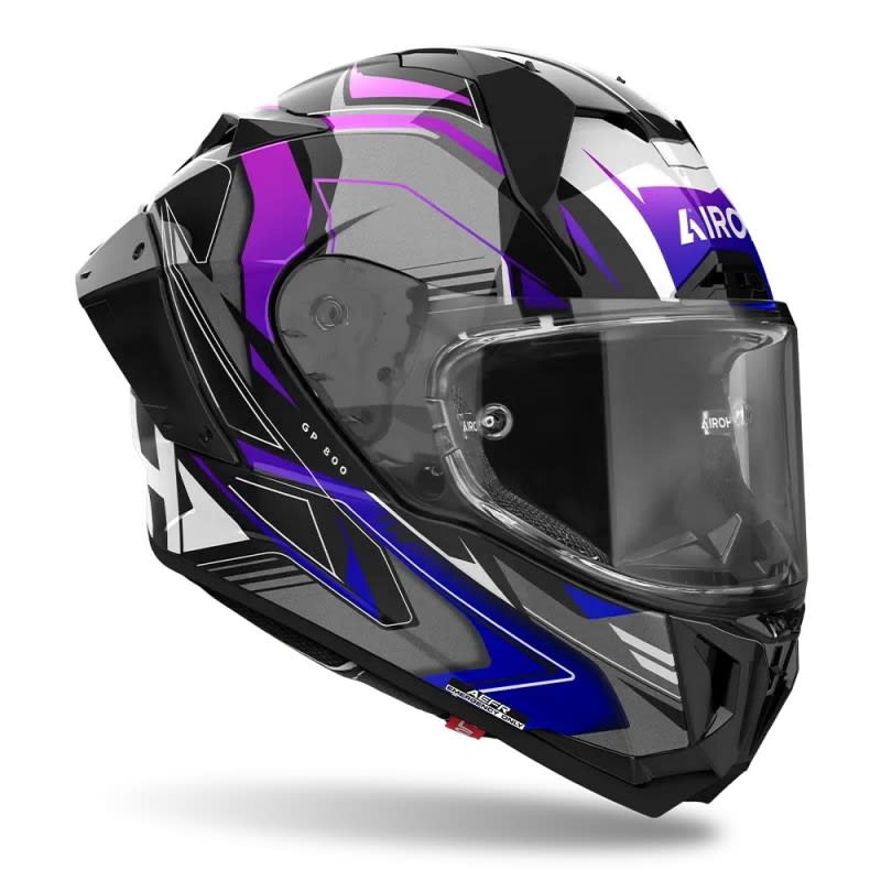 AIROH Gp800 Must Blue Gloss Helmet