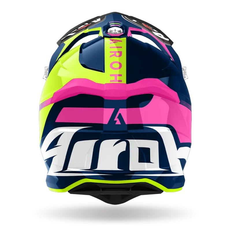 AIROH Stryker Blazer Blue/ Pink Gloss Helmet