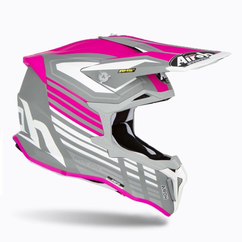 AIROH Strycker Shaded Pink Matt Helmet
