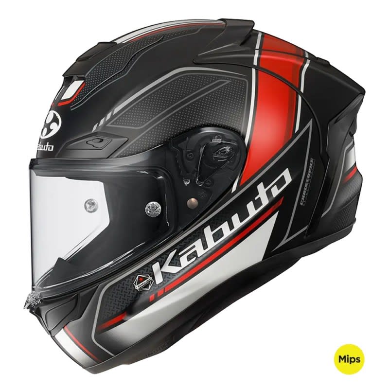 Kabuto F17 GP MIPS Forte Flat Black/ Red