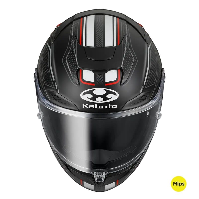 Kabuto F17 GP MIPS Forte Flat Black/ Red