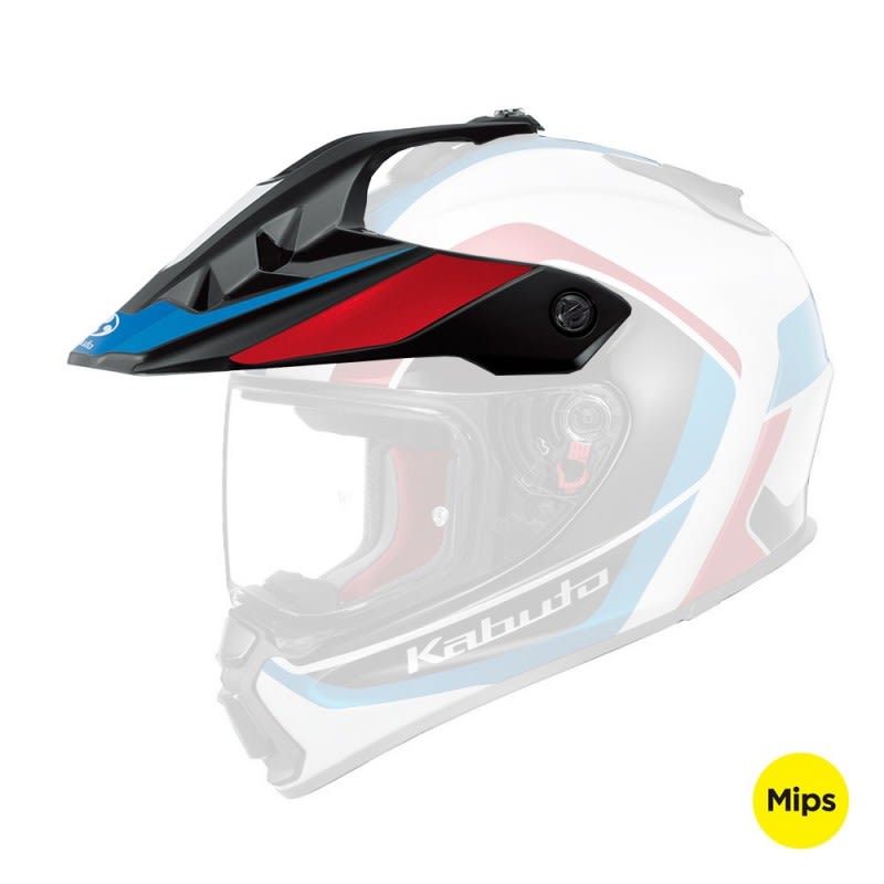 KABUTO Peak KABUTO GEOSYS GT MIPS Block Wht/Blu/Red
