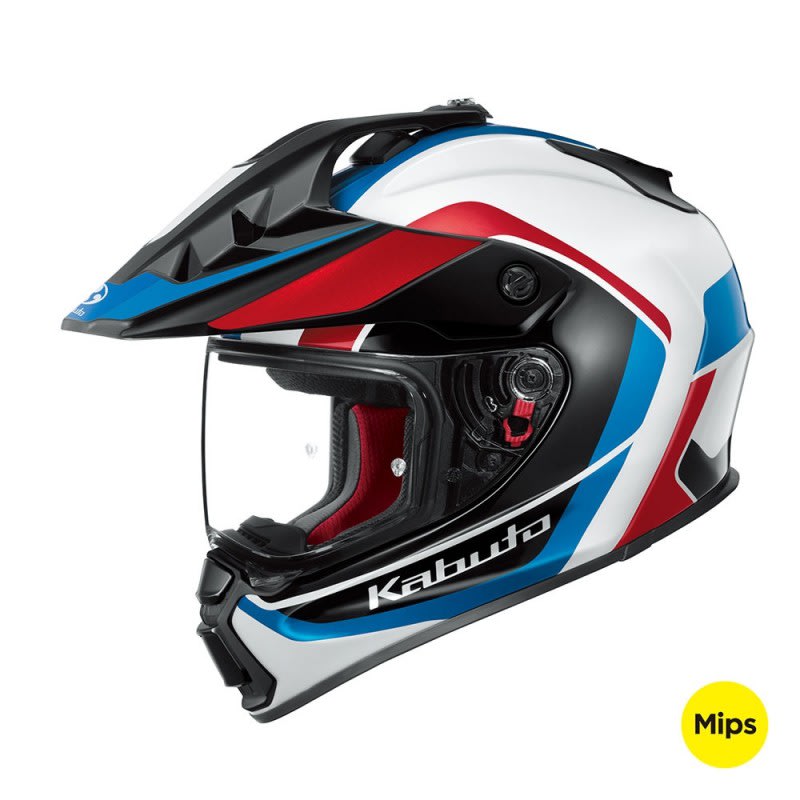 Kabuto GEOSYS GT MIPS Helmet Block White Red Blue