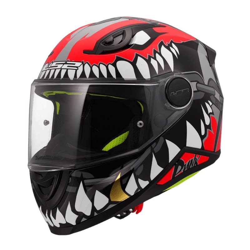 LS2 FF812 Kid Helmet Punk - Grey / Red 06