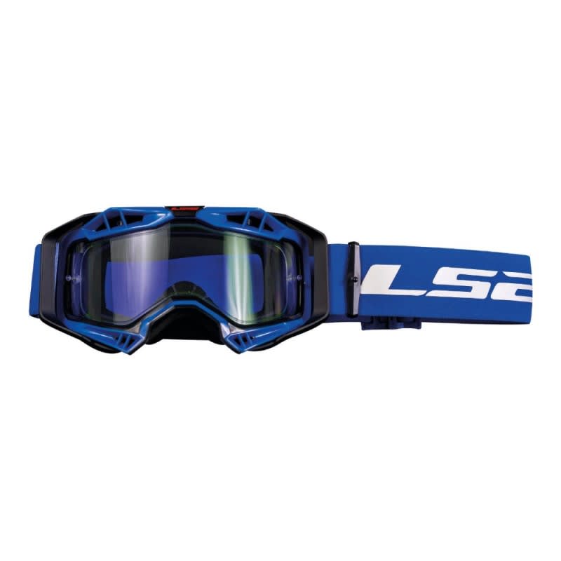 LS2 Aura Goggle - Blue With Clear Lens