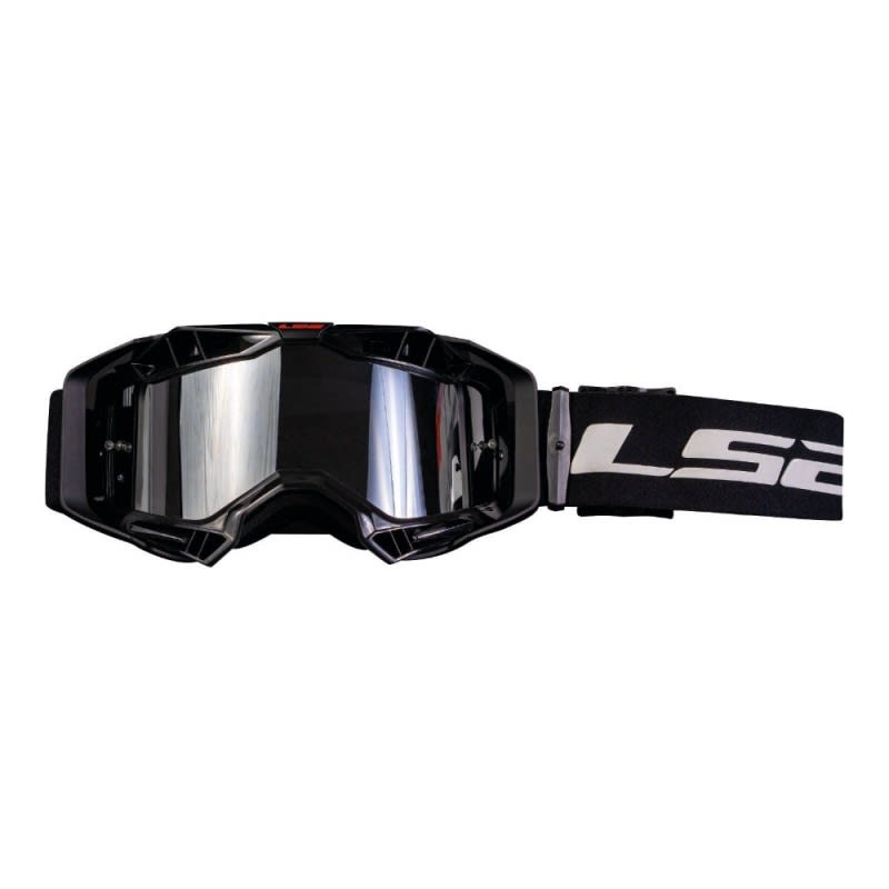 LS2 Aura Pro Goggle - Black With Iridium Lens