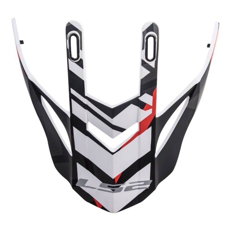 LS2 MX436 Pioneer Peak Xtreme - Matte Black / White / Red