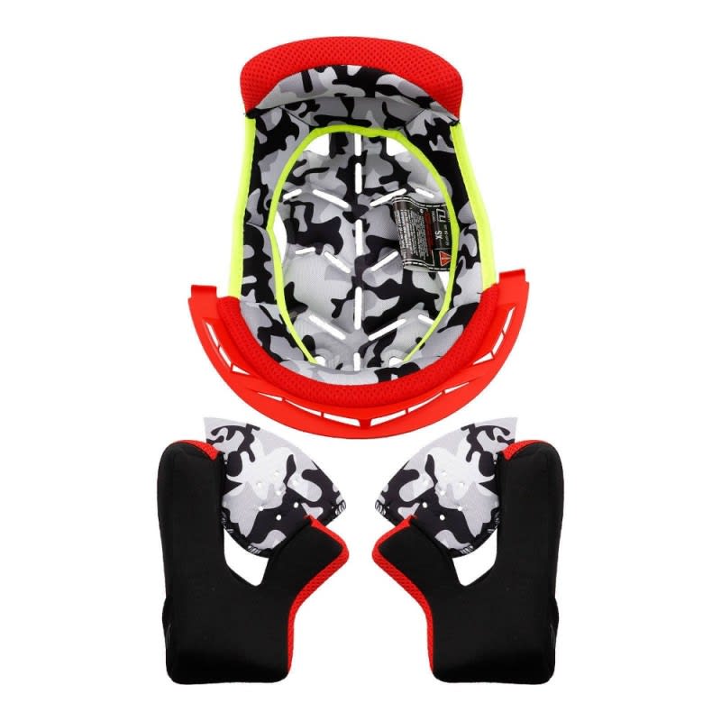 LS2 MX437 Fast Evo Liner - Red