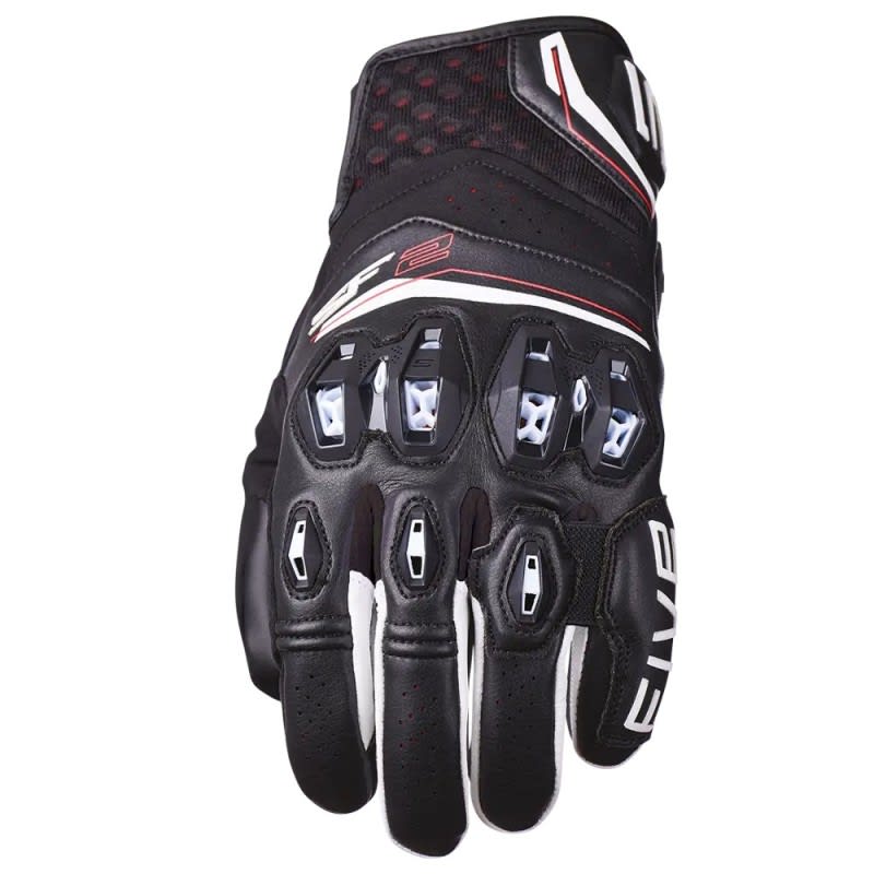 Five SF-2 EVO Black/White/Red Gloves