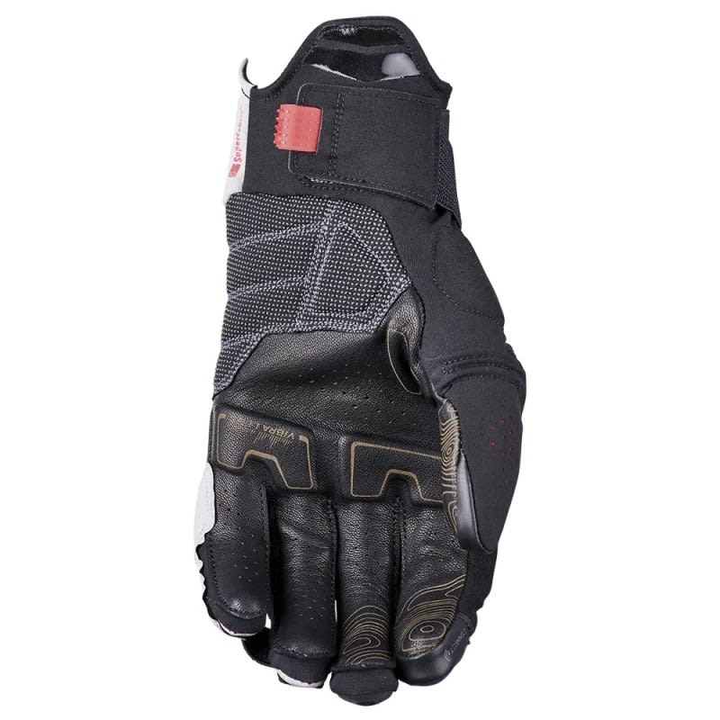 Five TFX-1 Airflow Grey/Red (Short) Gloves