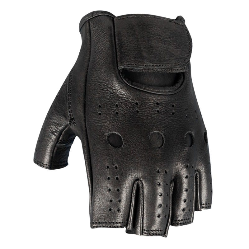 MotoDry Fingerless Black Gloves