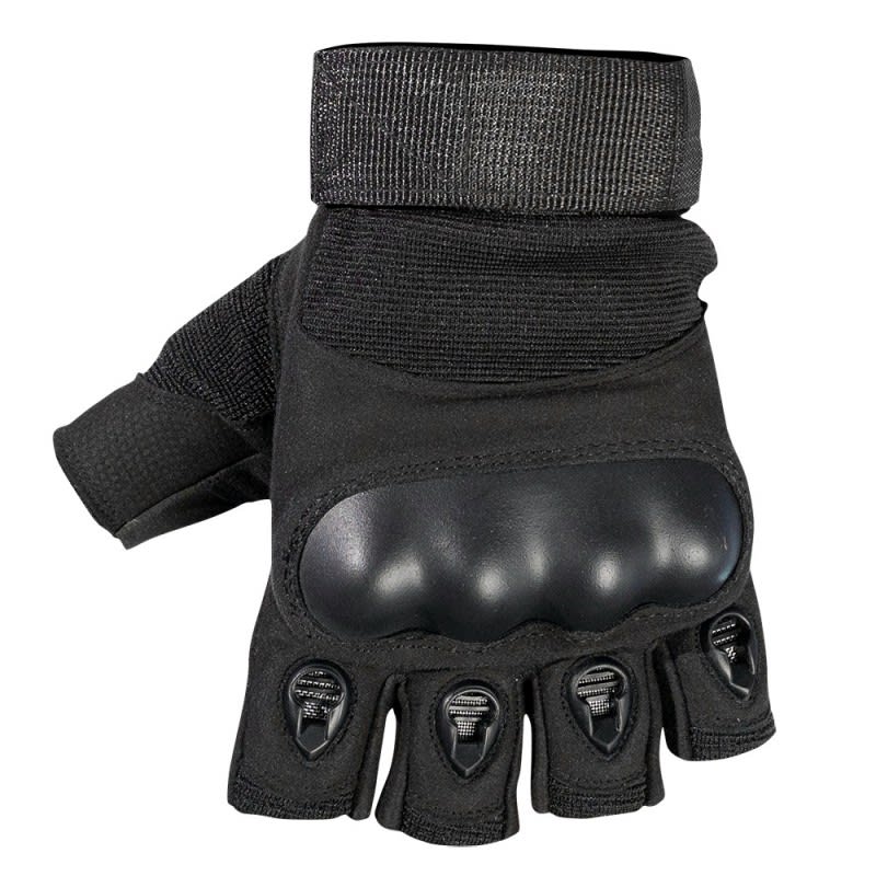 MotoDry Fingerless Black Easy-ride Black Gloves